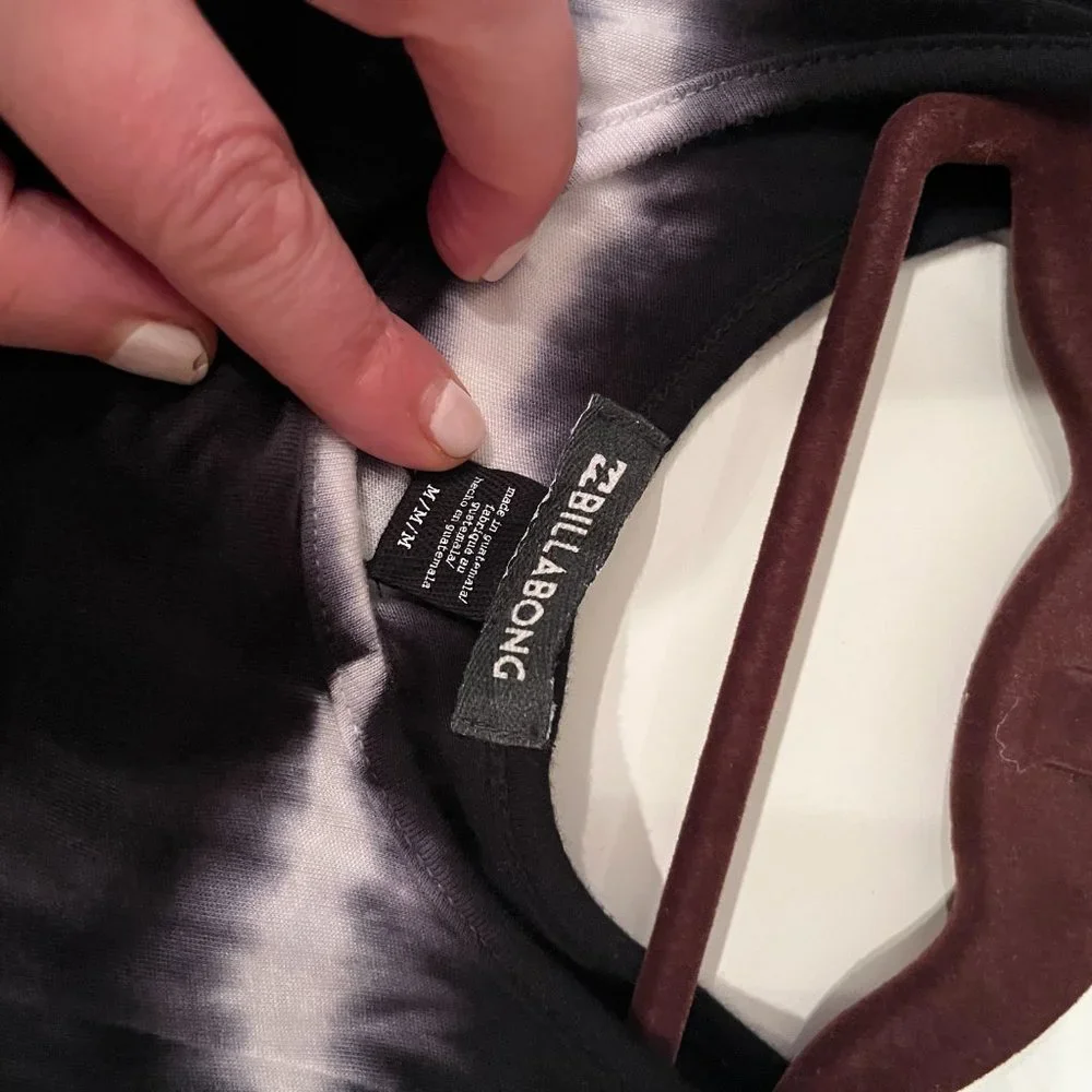 Billabong Black and White Girls Dress‎ Size Medium